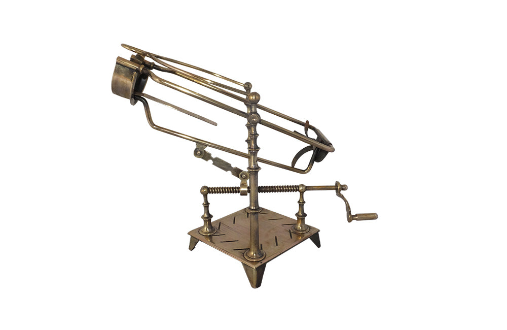 BRASS ART DECO REVIVAL MECHANICAL WINE POURER