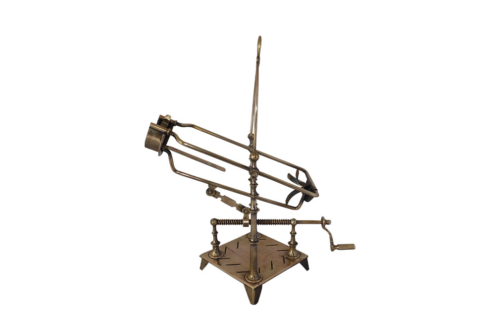 BRASS ART DECO REVIVAL MECHANICAL WINE POURER