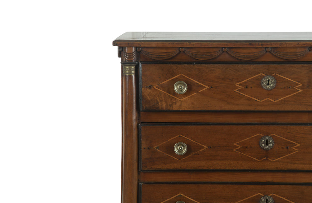 RARE & DECORATIVE LATE 18TH CENTURY COMMODE
