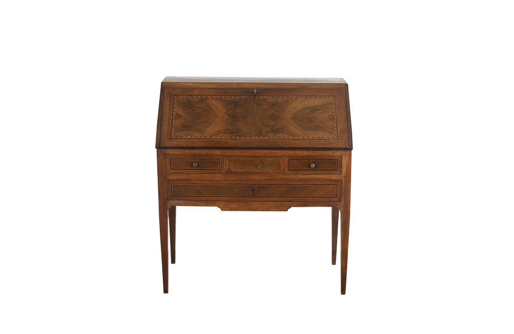 LOUIS XVI PERIOD MARQUETRY BUREAU DESK