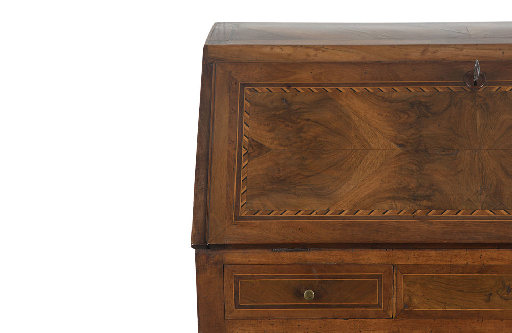 LOUIS XVI PERIOD MARQUETRY BUREAU DESK