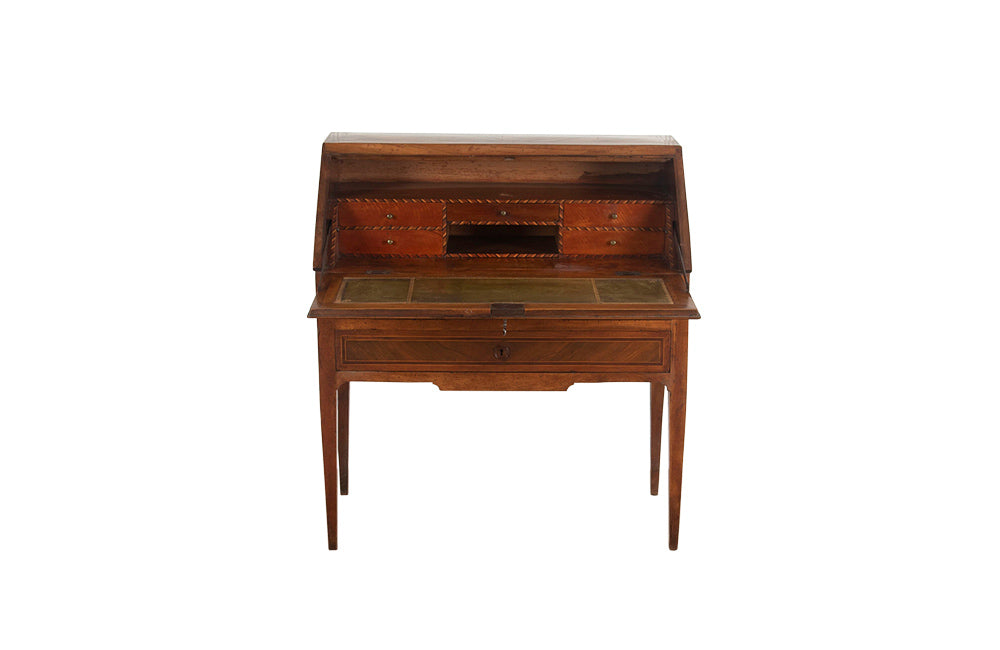 LOUIS XVI PERIOD MARQUETRY BUREAU DESK