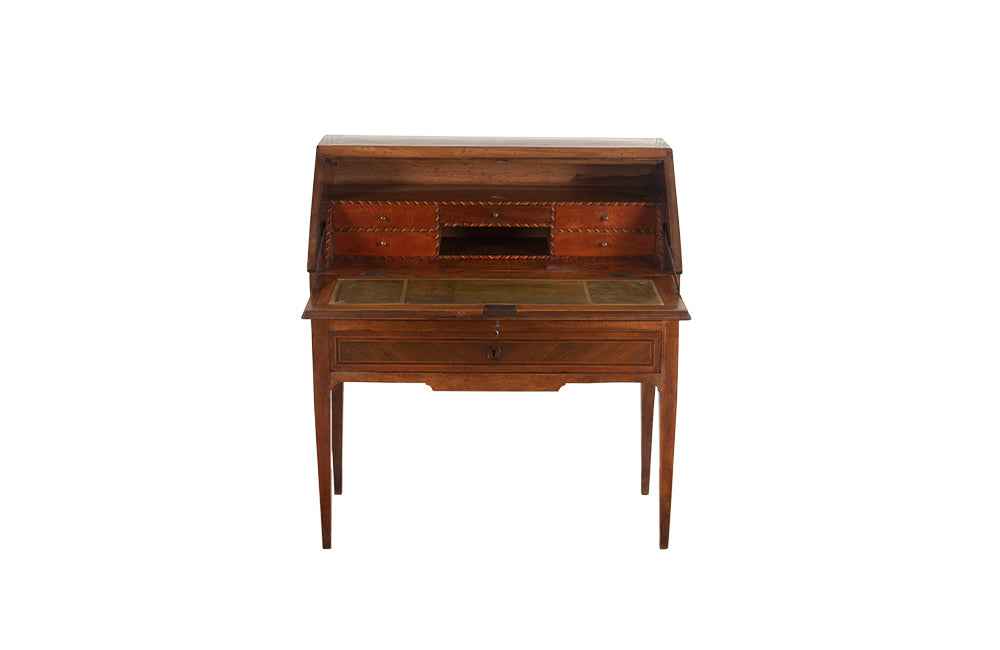 LOUIS XVI PERIOD MARQUETRY BUREAU DESK
