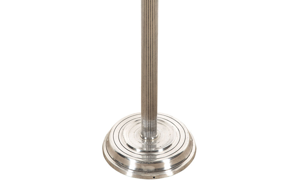 NEO-CLASSICAL REVIVAL SILVERPLATE FLOOR LAMP