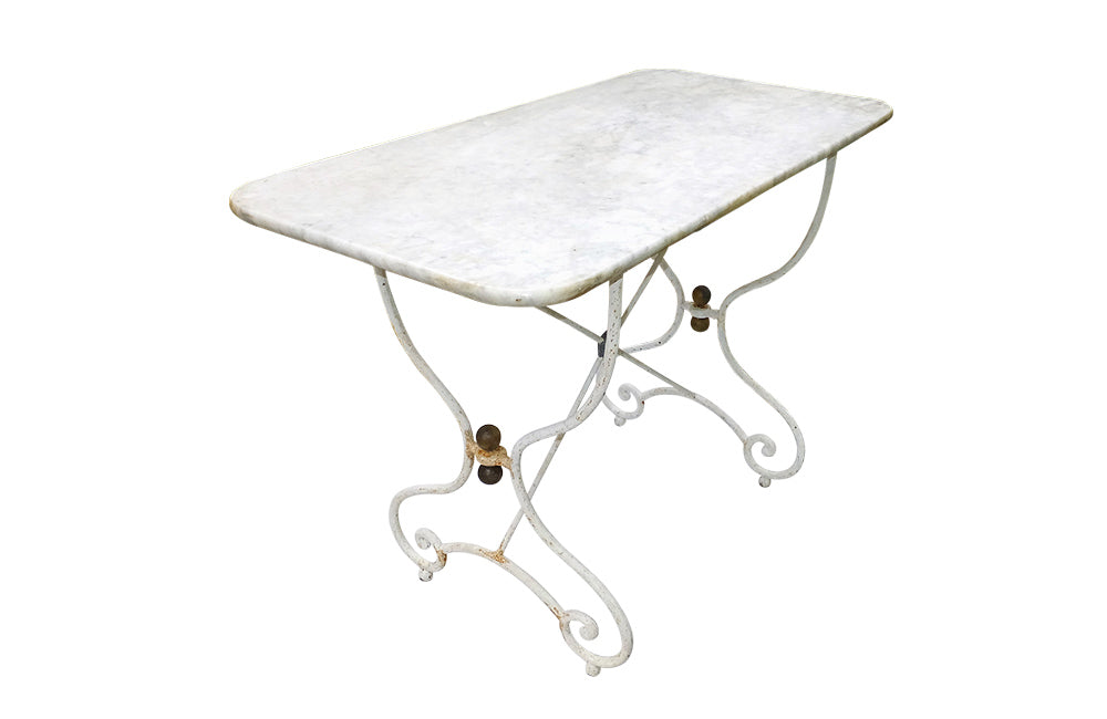 19th century patisserie table - Garden Antiques - AD & PS Antiques