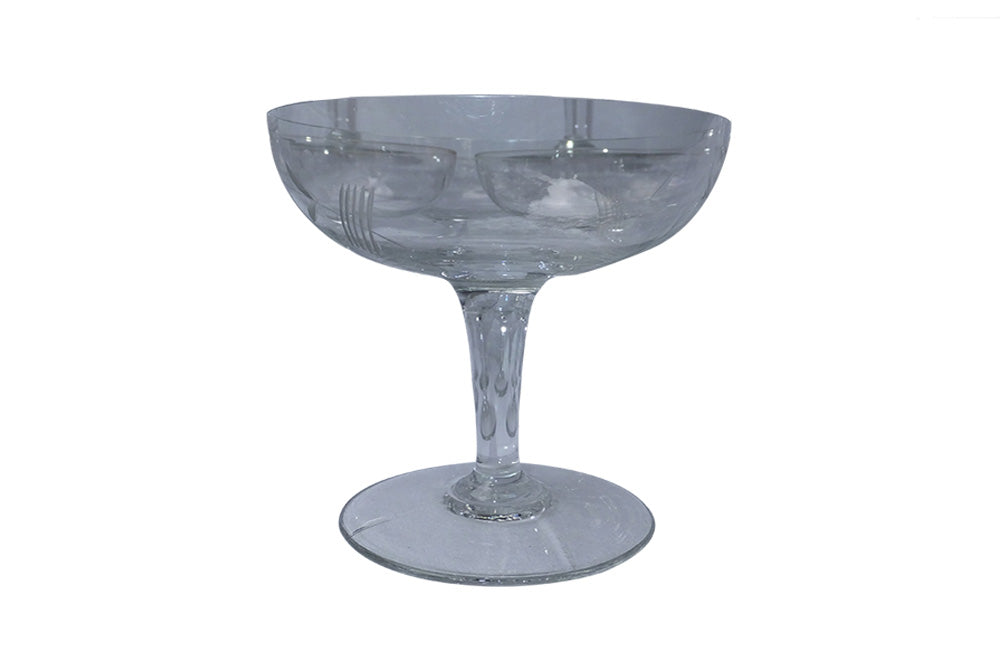 SET OF 18 VINTAGE CHAMPAGNE COUPES