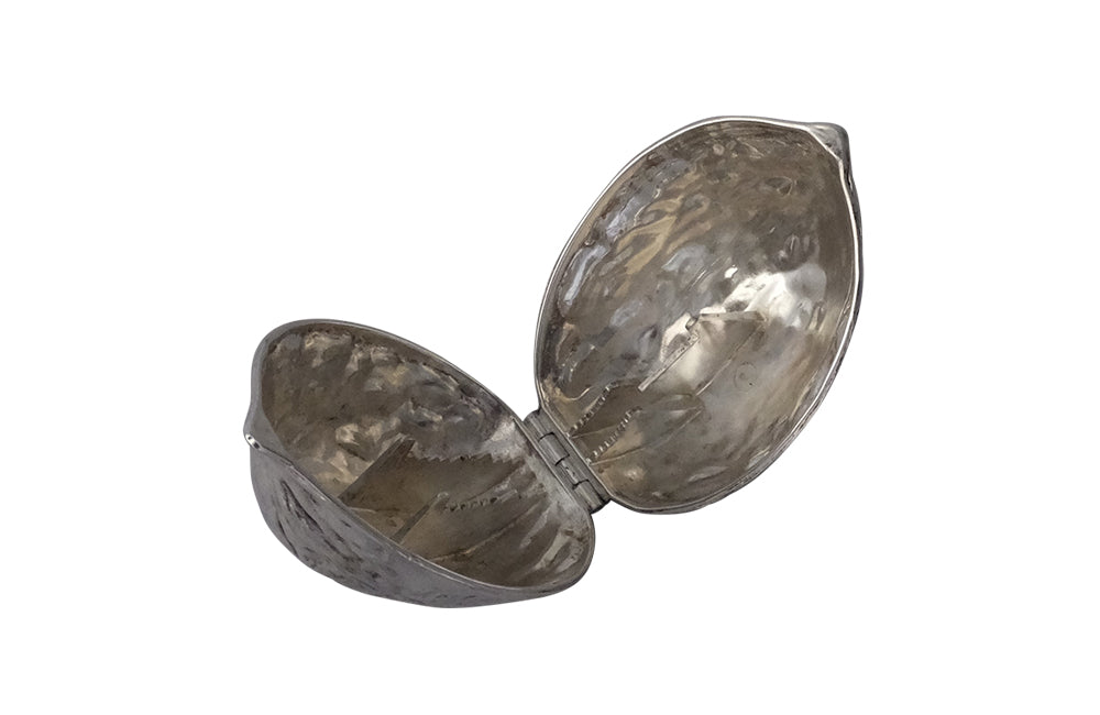 SILVER PLATE NOVELTY NUTCRACKER