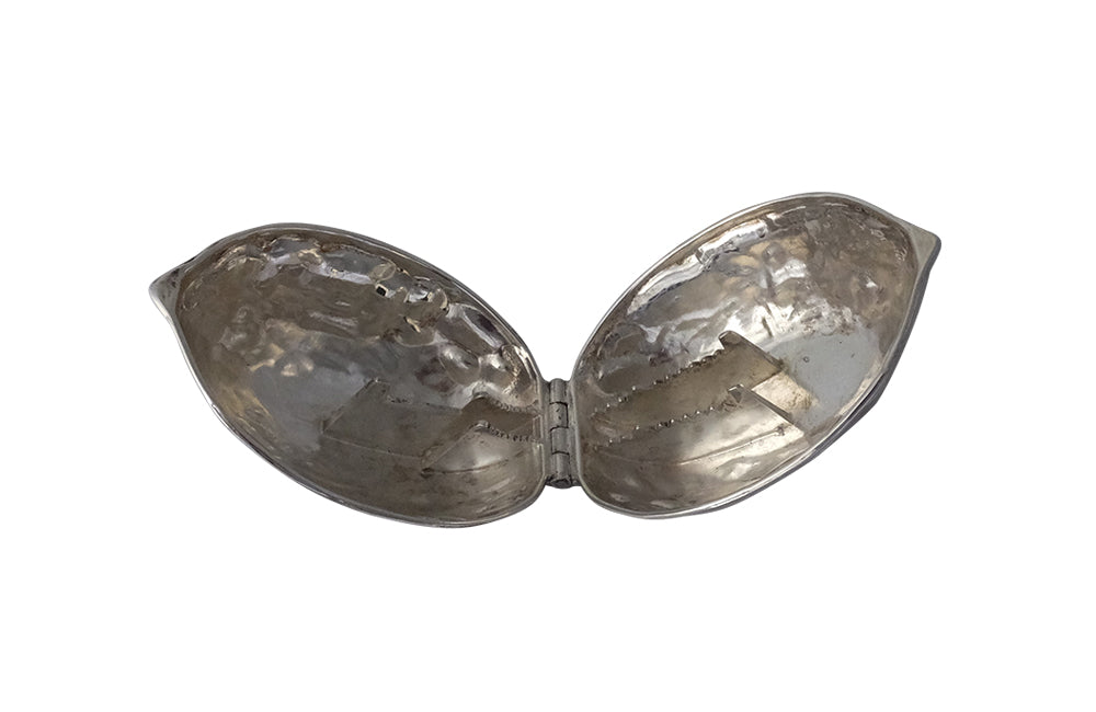 SILVER PLATE NOVELTY NUTCRACKER
