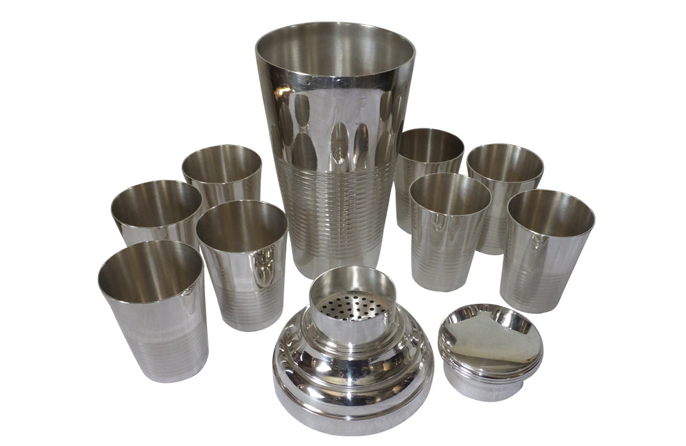 FRENCH BOXED COCKTAIL SHAKER SET