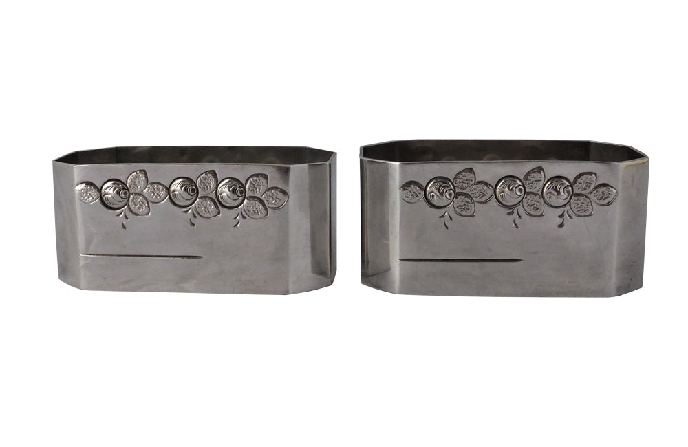 FRENCH MR & MRS NAPKIN RINGS