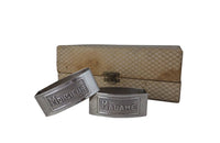 PAIR OF MR  & MRS NAPKIN RINGS