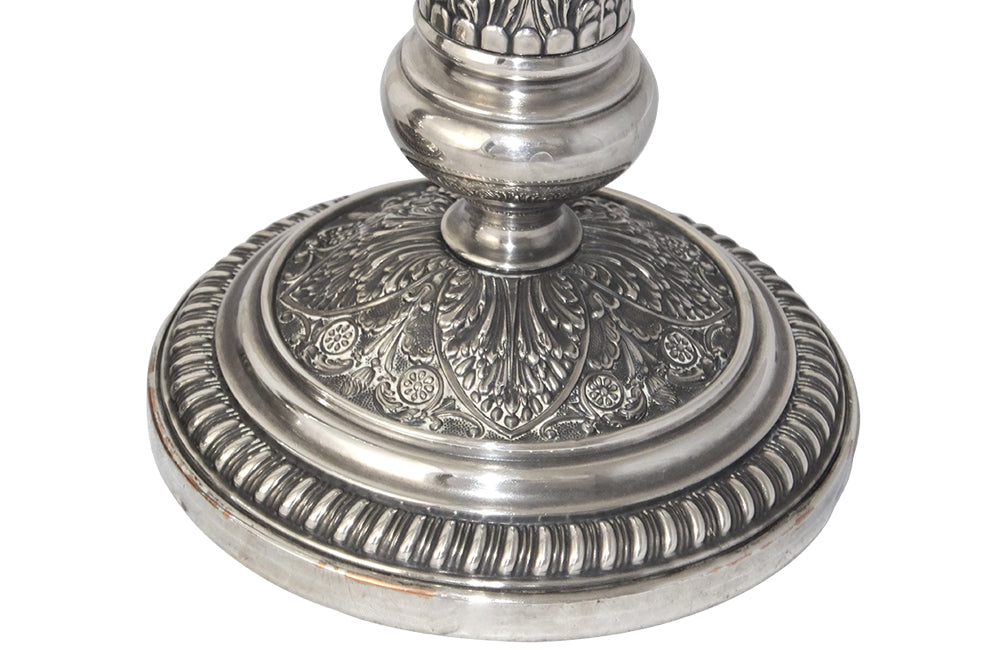 PAIR OF NEO-CLASSICAL REVIVAL CANDLESTICKS