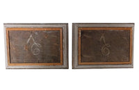 PAIR OF FARMYARD SCENE PAINTINGS