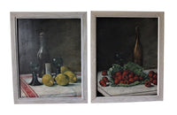 French Still Life Paintings - Pair od French Paintings- French Antiques - Pair of Paintings - AD & PS Antiques