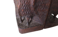 PAIR OF FRENCH EXOTIC BIRD BOOKENDS