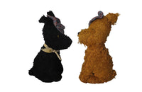 PAIR OF OLD SCOTTIE DOG TOYS