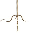 FRENCH BRASS BARLEY-TWIST FLOOR LAMP