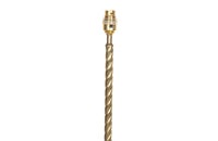 FRENCH BRASS BARLEY-TWIST FLOOR LAMP