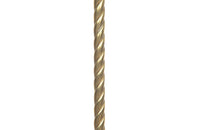 FRENCH BRASS BARLEY-TWIST FLOOR LAMP
