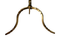 FRENCH BRASS BARLEY-TWIST FLOOR LAMP
