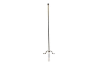 FRENCH BRASS BARLEY-TWIST FLOOR LAMP
