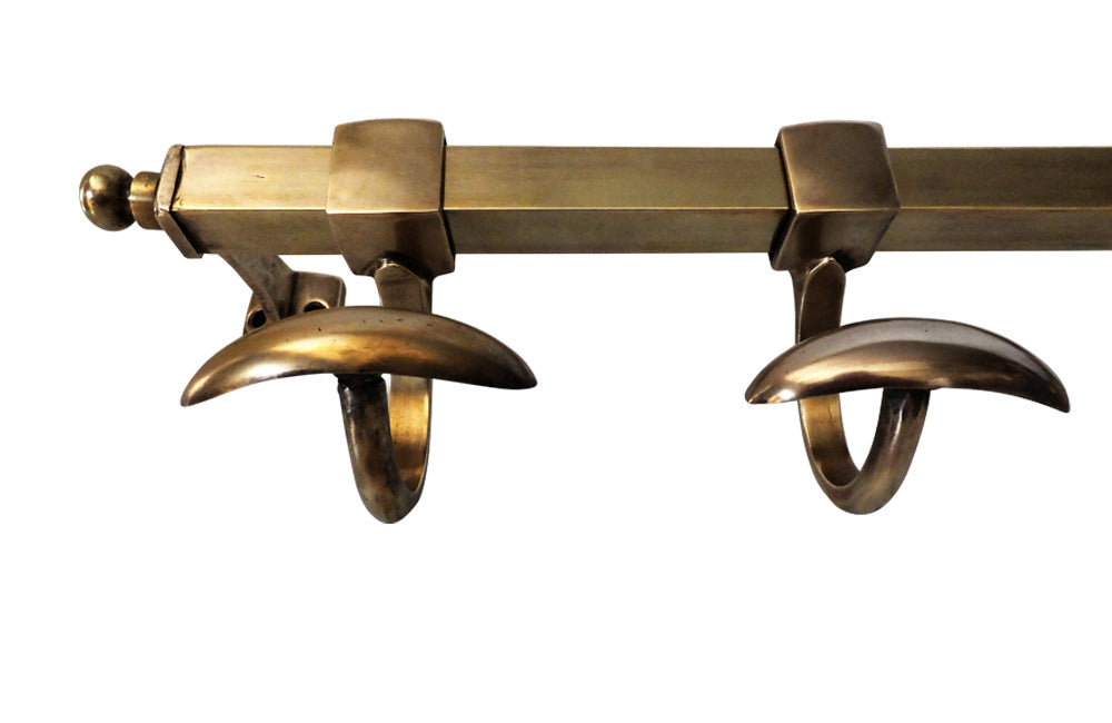BRASS COAT HOOKS