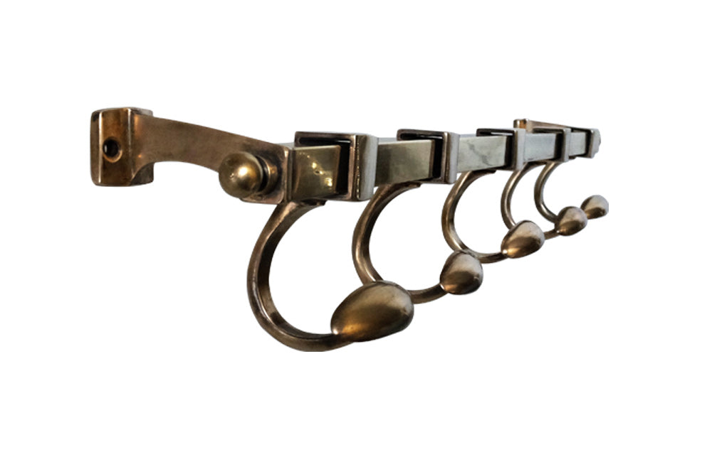 BRASS COAT HOOKS