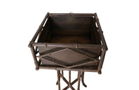 FAUX BAMBOO IRON JARDINIERE