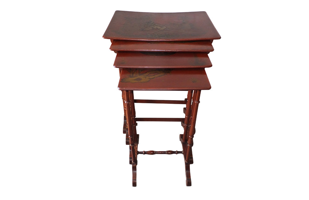 CHINOISERIE NEST OF TABLES