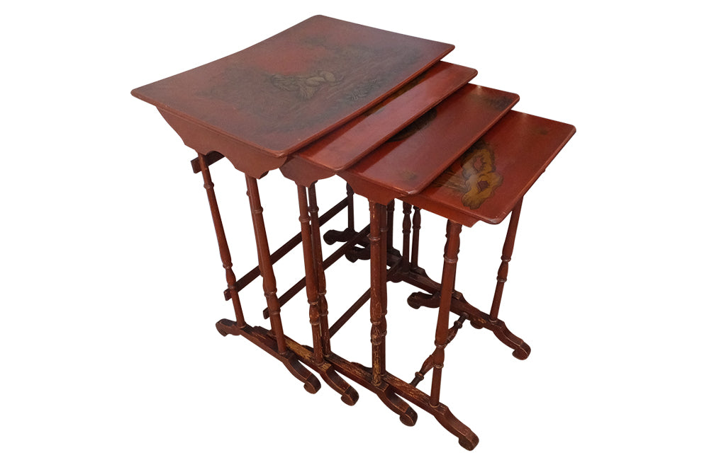 CHINOISERIE NEST OF TABLES
