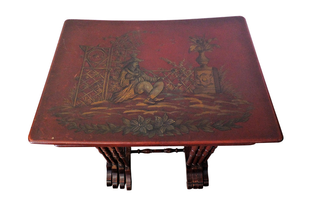 CHINOISERIE NEST OF TABLES