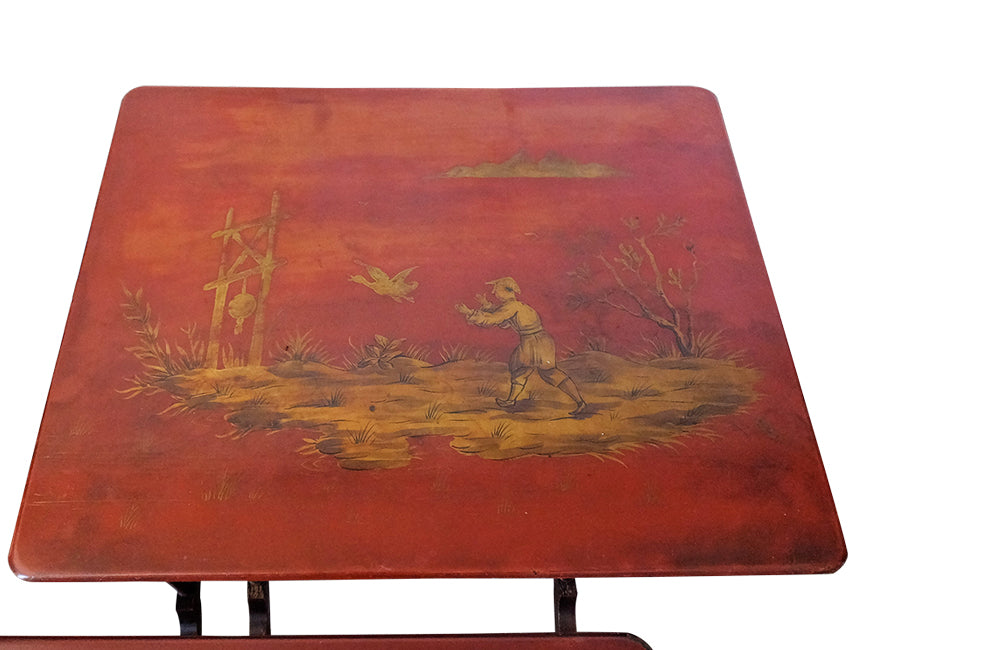 CHINOISERIE NEST OF TABLES