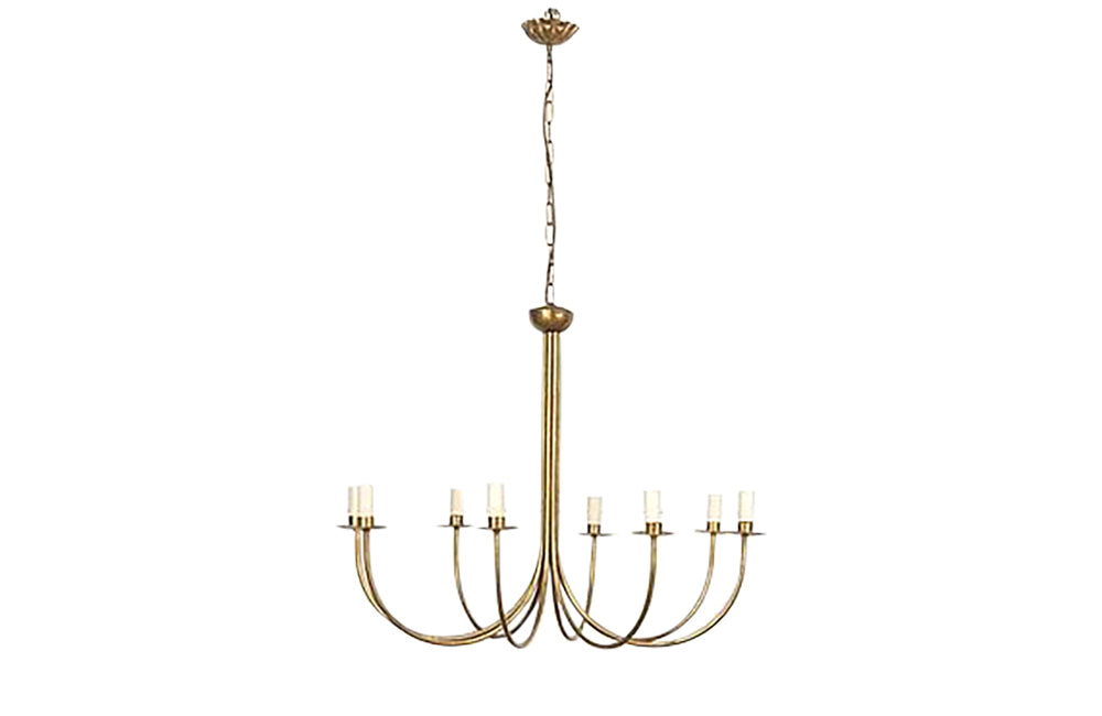 Pair of Vintage Chandeliers -Mid Century Modern -Vintage Lighting - French Antiques -AD & PS Antiques