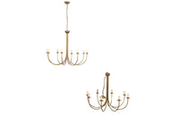 Pair of Vintage Chandeliers -Mid Century Modern -Vintage Lighting - French Antiques -AD & PS Antiques