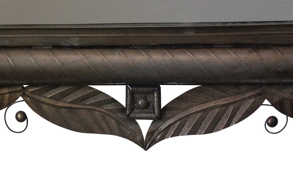 Tole Marriage Mirror -Mid Century Modern - Decorative Mirror - Folk Art Mirror -AD & PS Antiques