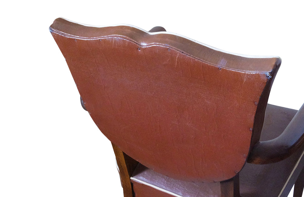 Pair of Vintage Bridge Chairs - French Antiques - Vintage Armchairs - Mid Century Modern Chairs -Antique Bridge Chairs – Decorative Antique Furniture - AD & PS Antiques