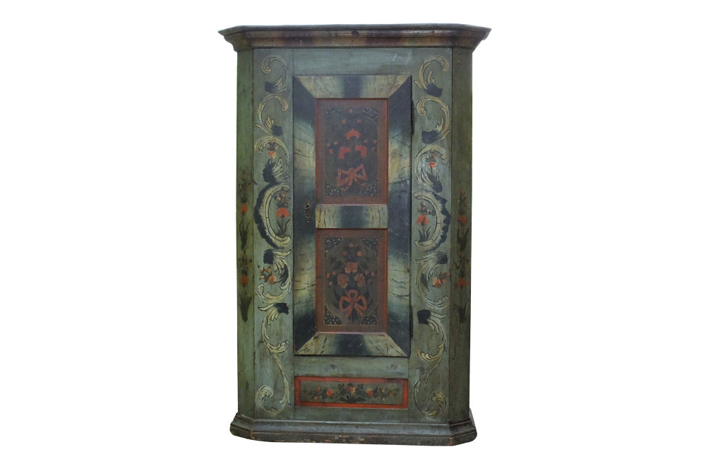 19TH CENTURY PAINTED FRENCH ARMOIRE