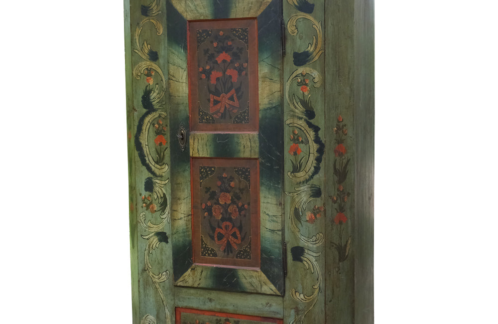 19TH CENTURY PAINTED FRENCH ARMOIRE