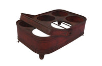 FRENCH TOLEWARE GLASS CARRIER