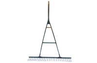 LARGE OLD FRENCH PAINTED HAY RAKE