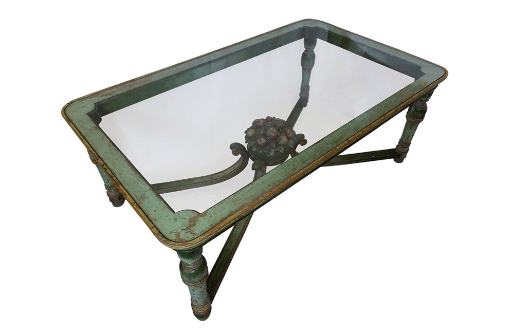 Italian Tuscan Coffee Table - Italian Antiques -AD & PS Antiques