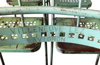 Set of Six French Folding Chairs - Garden Chairs - French Antiques - Garden Antiques - AD & PS ANTIQUES