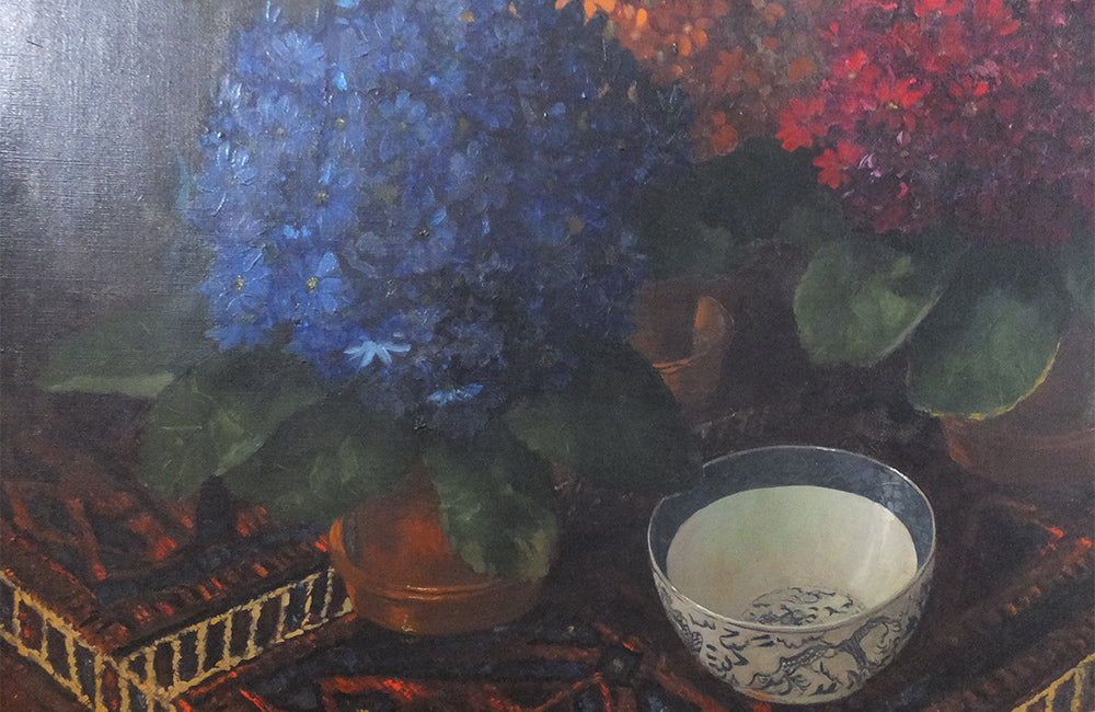 LARGE SIGNED STILL LIFE PAINTING