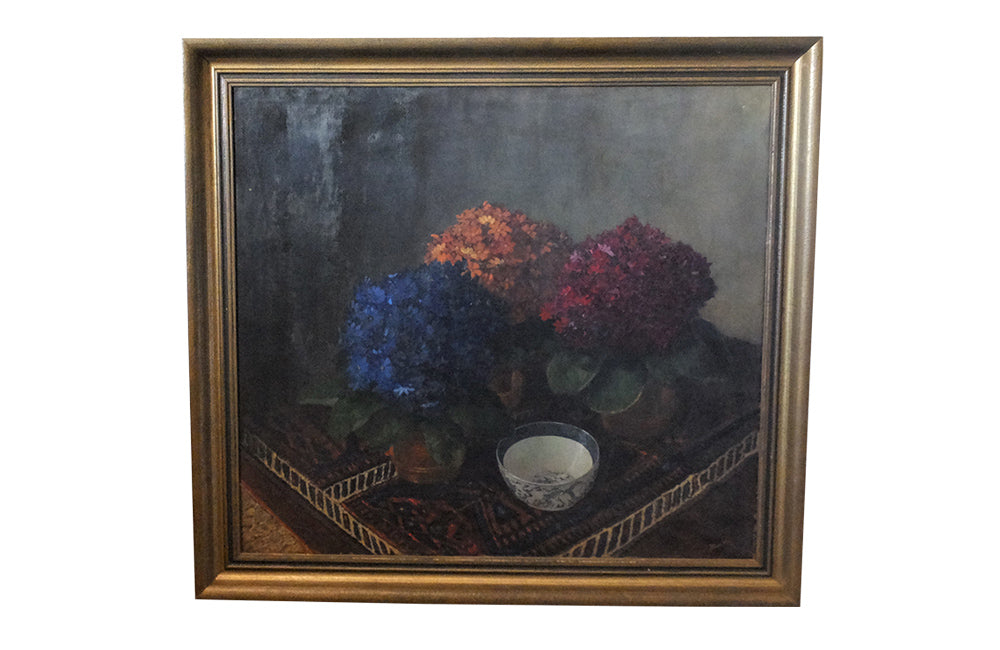 LARGE SIGNED STILL LIFE PAINTING
