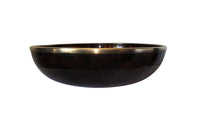 LARGE DIOR STYLE FAUX TORTOISESHELL BOWL