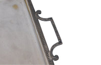 LARGE SILVER PLATE NEOCLASSICAL REVIVAL TRAY