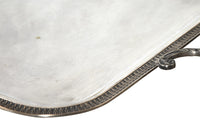 LARGE SILVER PLATE NEOCLASSICAL REVIVAL TRAY