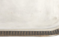 LARGE SILVER PLATE NEOCLASSICAL REVIVAL TRAY