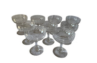 Antique Crystal Champagne Coupes - Decorative Antiques - AD & PS Antiques