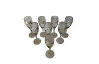 Set Of Eight Perrier Jouet Champagne Flutes  - Vintage Champagne Glasses - Vintage Champagne Flutes - AD & PS Antiques